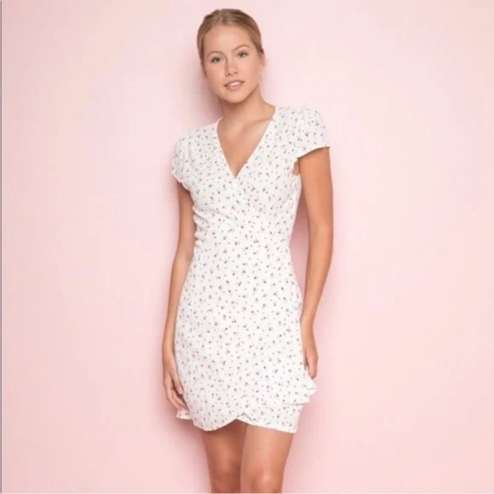 Brandy Melville floral wrap dress